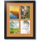 ArtToFrames Collage Photo Picture Frame with 4 - 5x7 inch Openings, Framed in Black with Over 62 Mat Color Options and Regular Glass (CSM-3926-3)